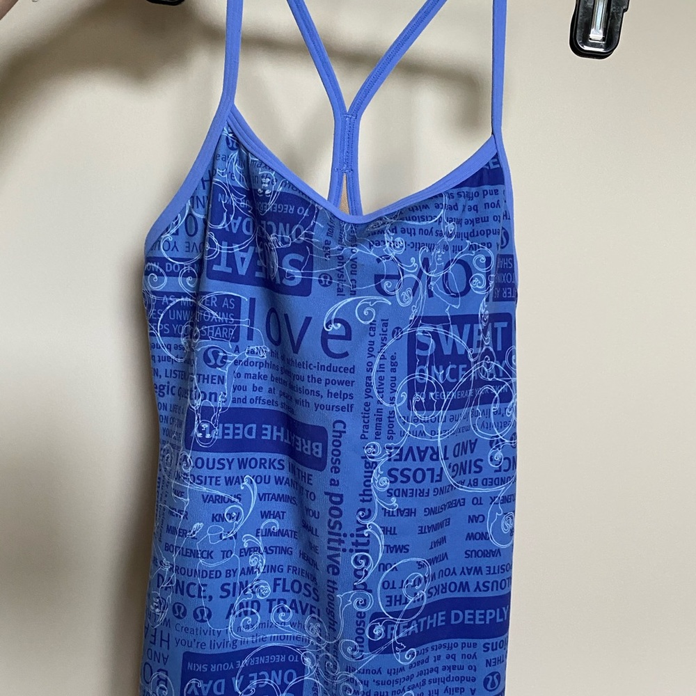 Lululemon racer back tank top